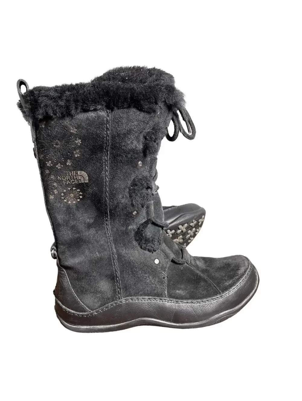 The North Face Abby Waterproof Suede Winter Snow Boots